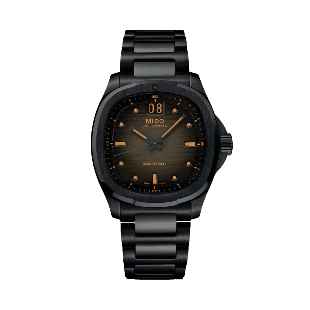 Multifort Tv Big Date Automatic 40Mm - Grey On Bracelet 1