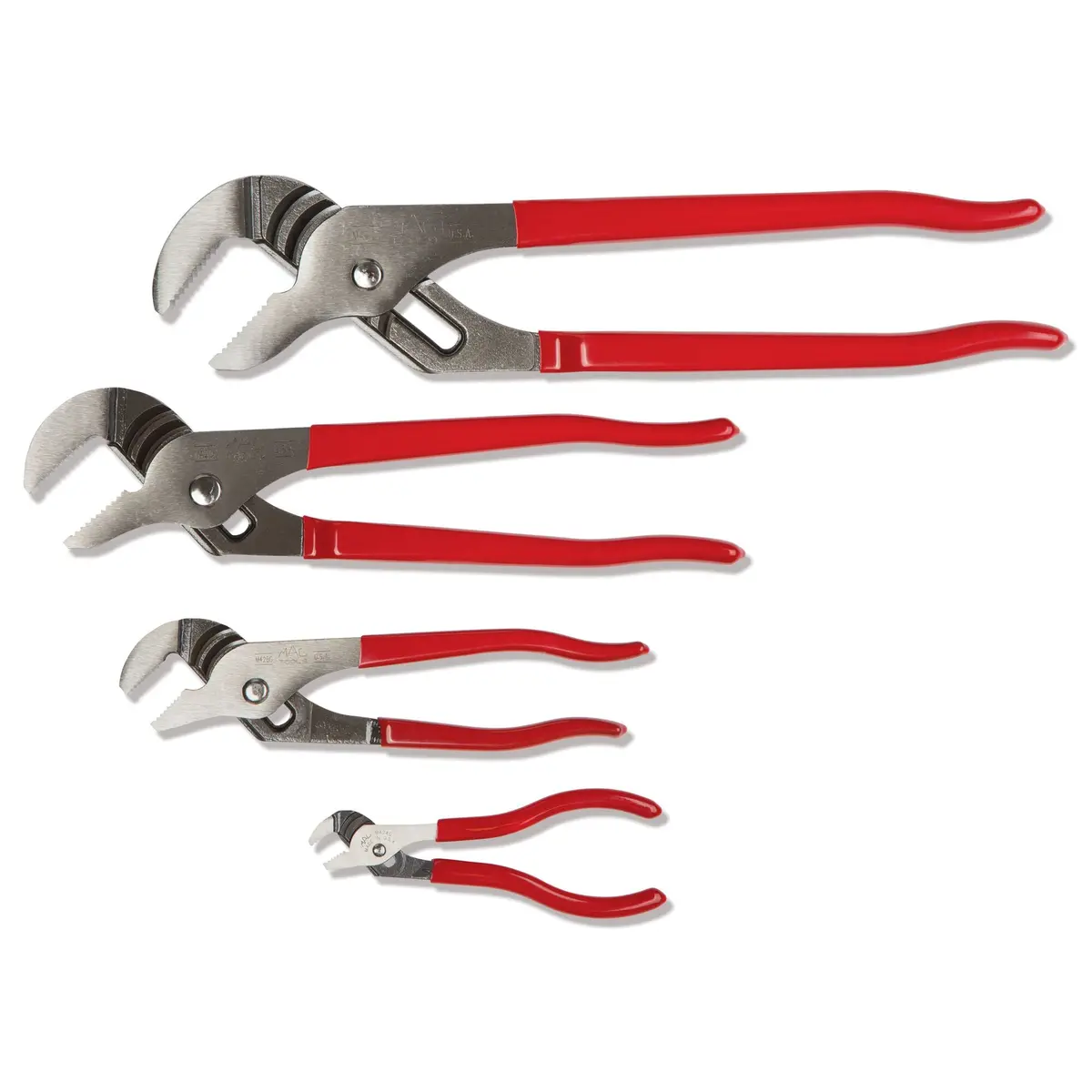 Pliers Set, Slip-Joint In Plastic Tray - 4-Pc. 1