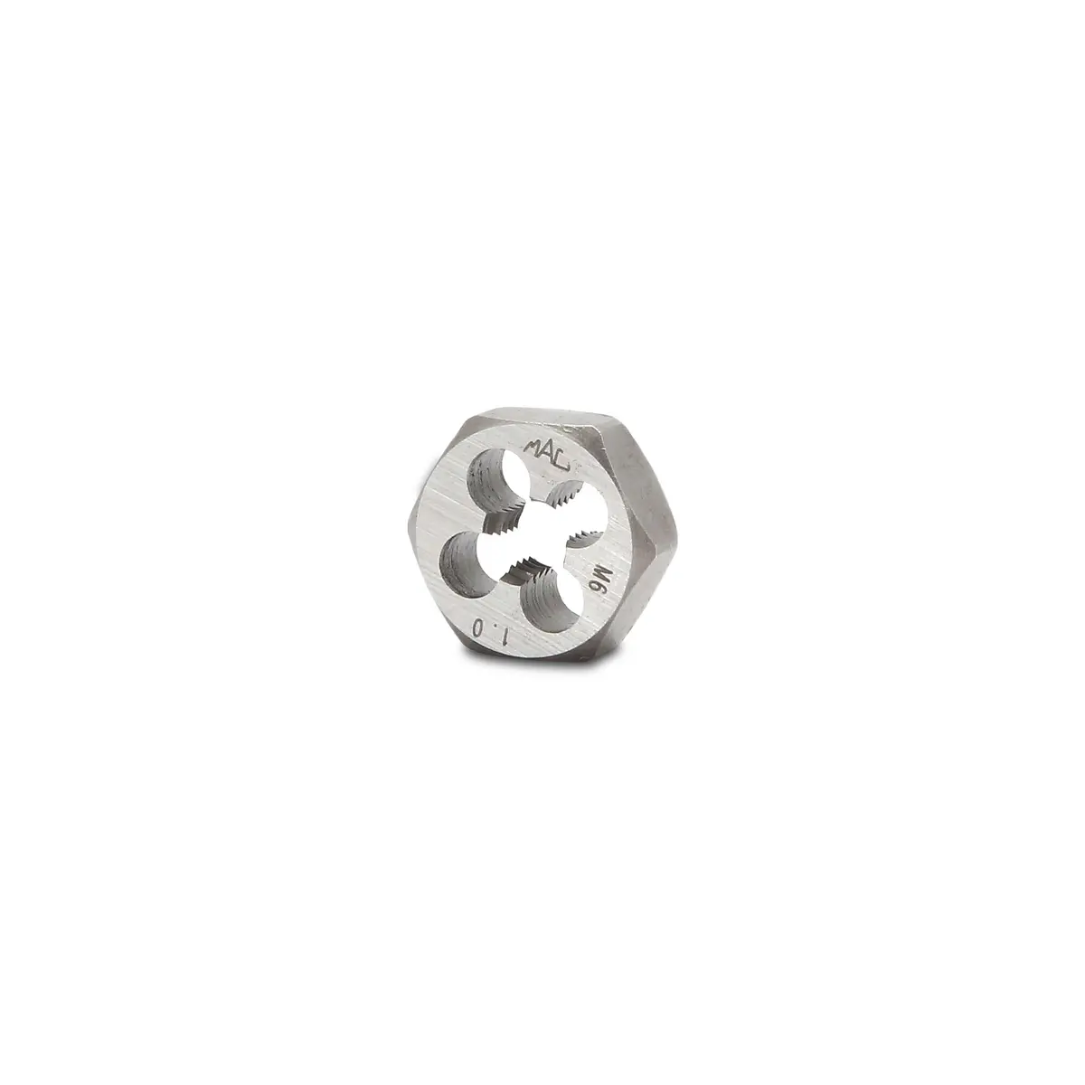 Metric Hexagonal Die M6-1.00 - 5/8" Shank 1