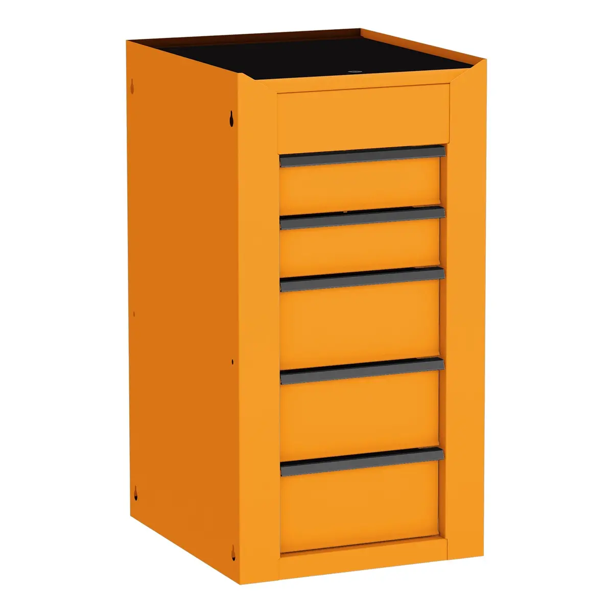 5-Drawer Side Box For Uc3720 (Mb199) Carts - Fireball Orange 1
