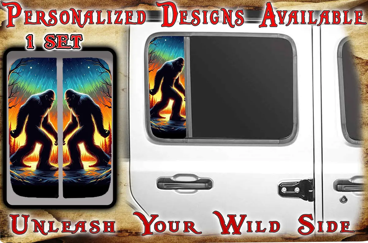 Side Door Window Decal Bigfoot 147 1