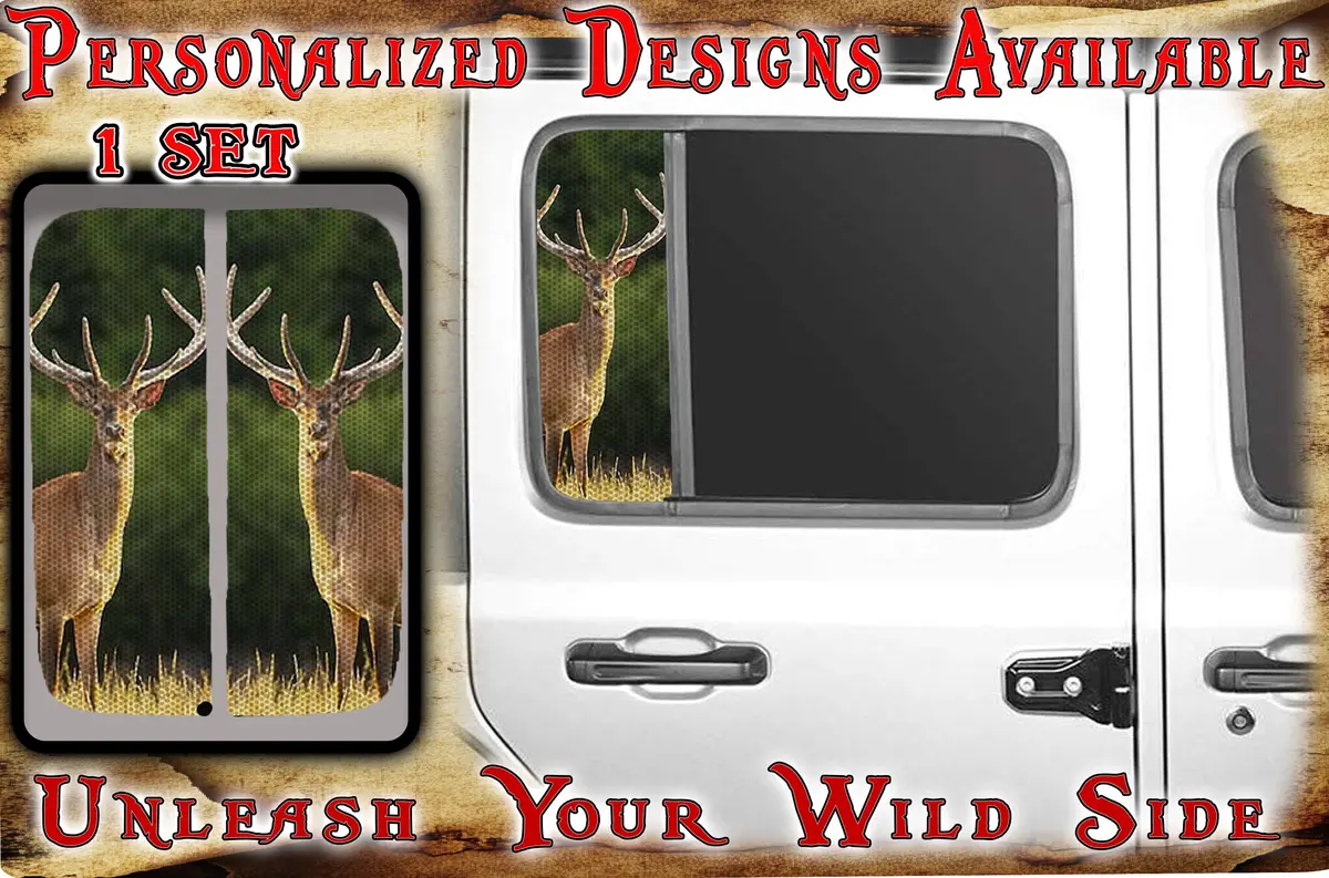 Side Door Window Buck Deer 155 1