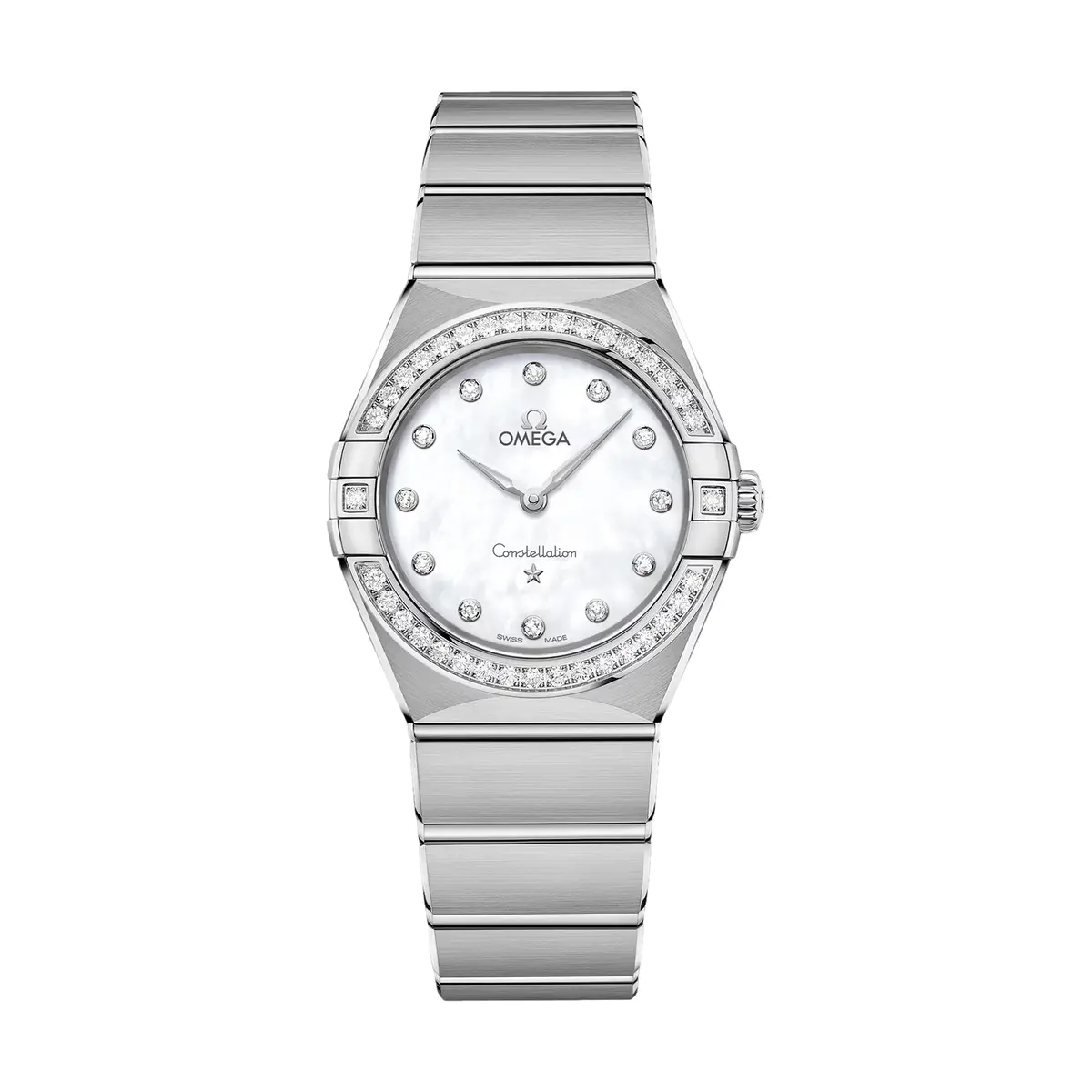 Constellation Diamonds Quartz 28Mm - White On Bracelet 1