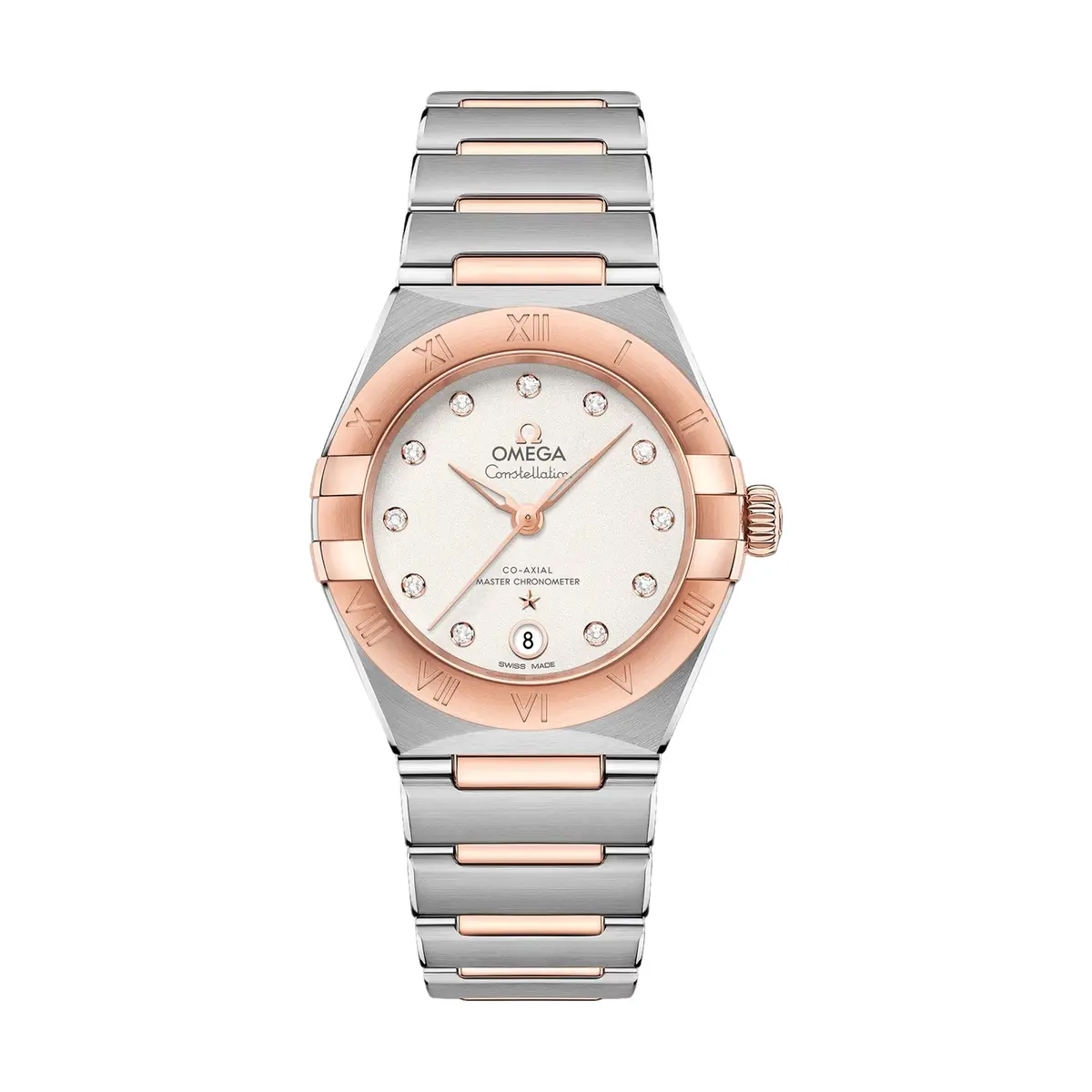 Constellation Sedna™ Gold 29Mm - White On Bracelet 1
