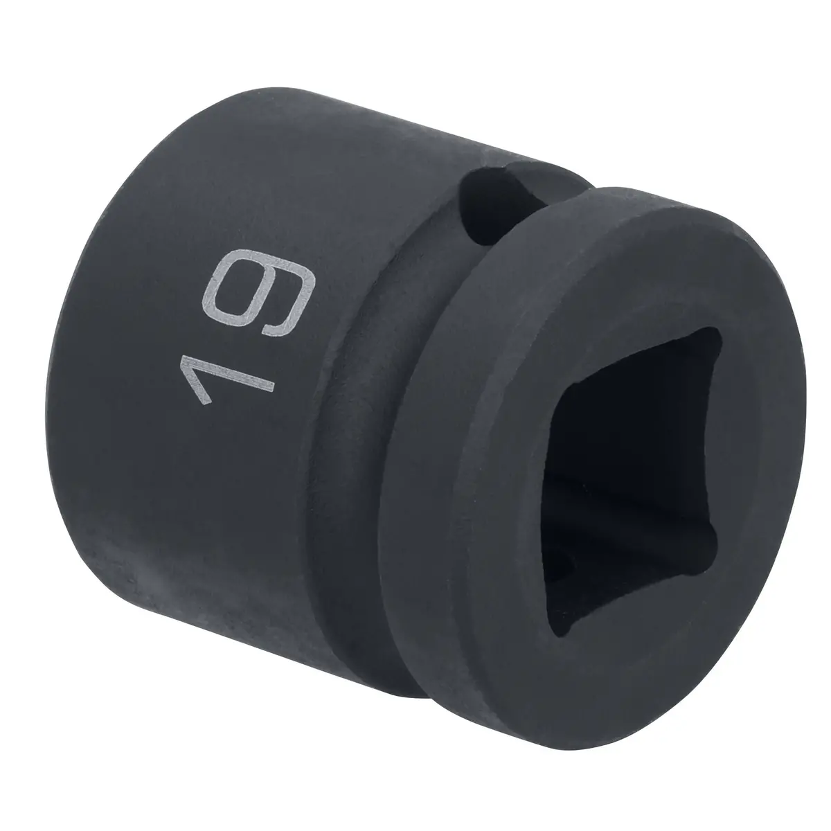 1/2" Drive 6 Pt. Stubby Impact Socket - 19Mm 1