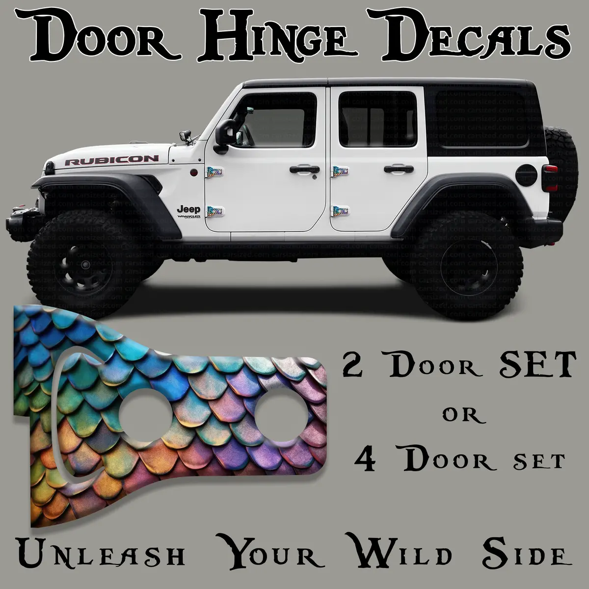 Dragon Scales Door Hinge Decals 17 1