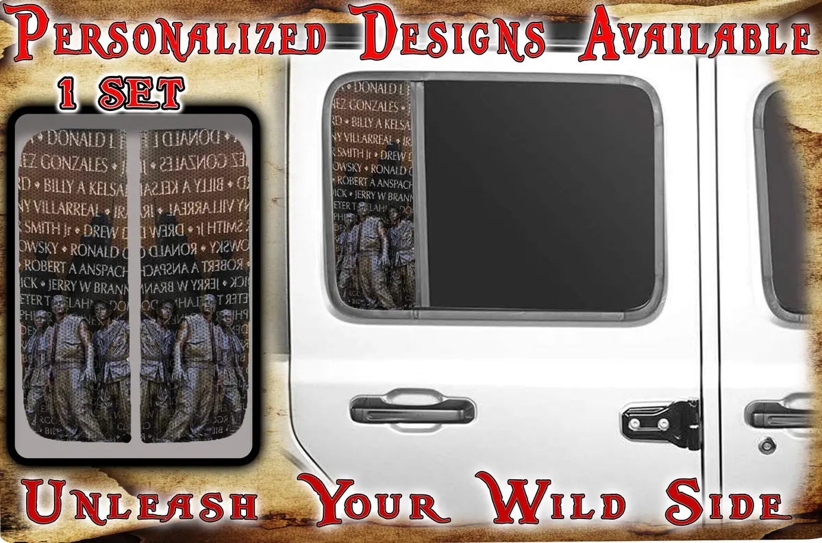 The Wall Side Door Window Decal  191 1