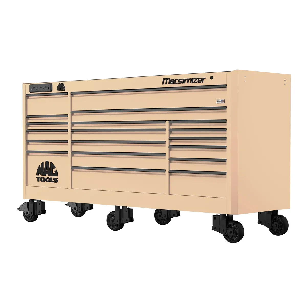 Macsimizer® 19-Drawer Workstation - Desert Tan 1