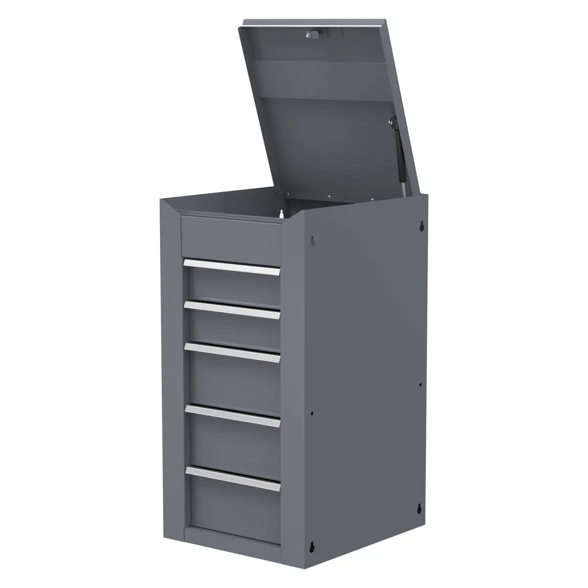 5-Drawer Side Box For Uc3720 (Mb199) Carts - Carbon Gray 1