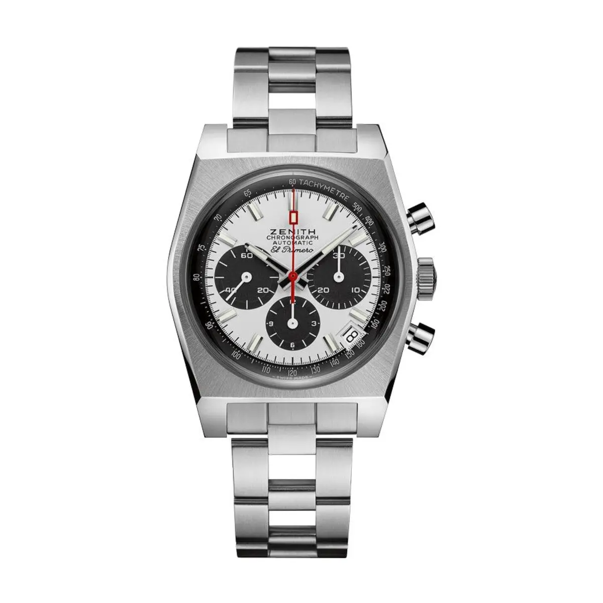 Chronomaster Revival A384 37Mm - White On Bracelet 1