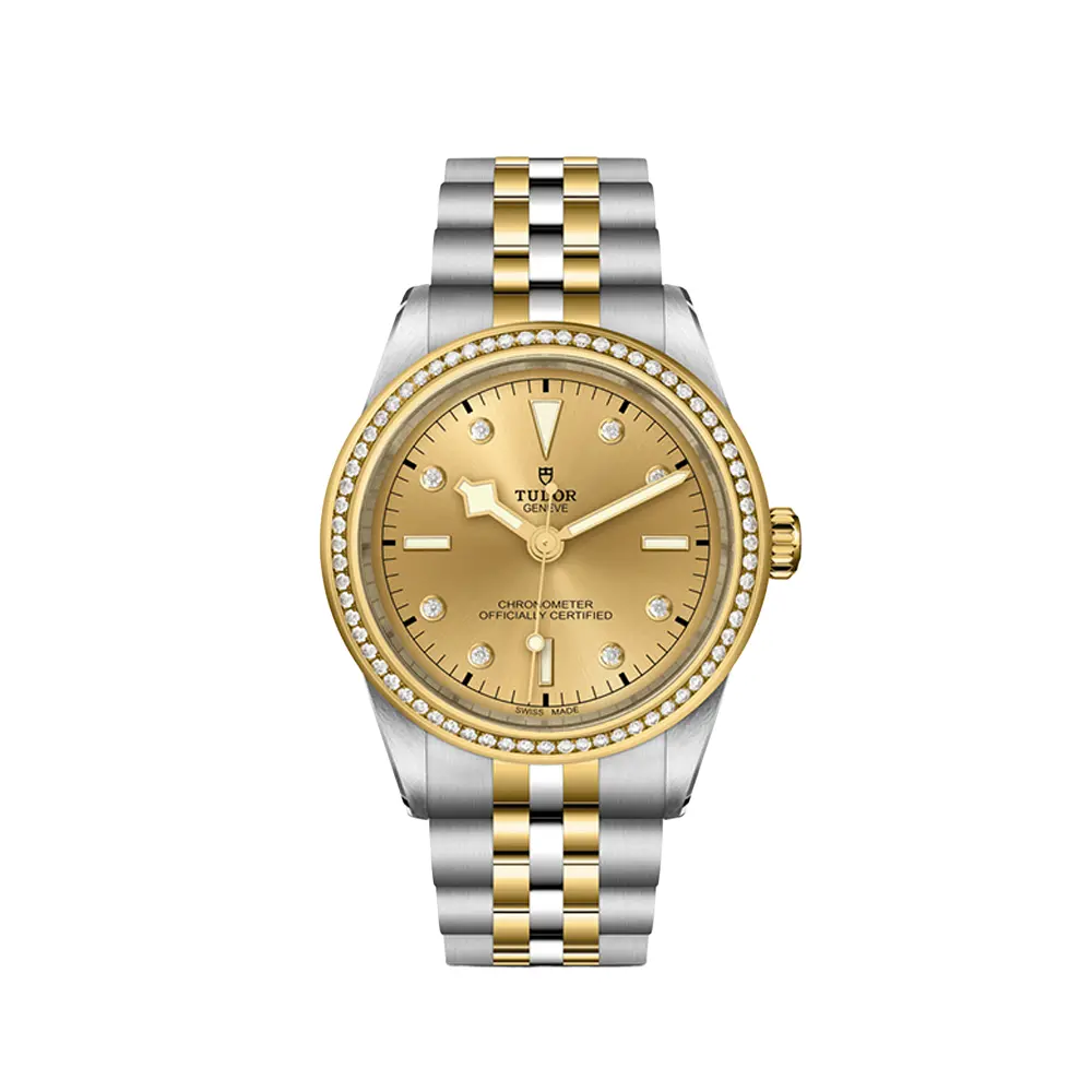Black Bay One S&G 39Mm - Champagne, Diamond-Set And Diamond Bezel On Bracelet 1