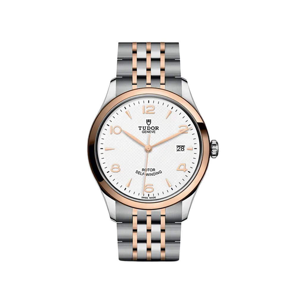 1926 Rose Gold Two-Tone 39Mm - White On Bracelet 1