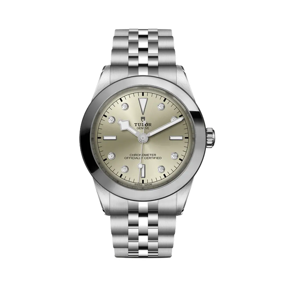 Black Bay One 39Mm - Light-Champagne, Diamond-Set On Bracelet 1