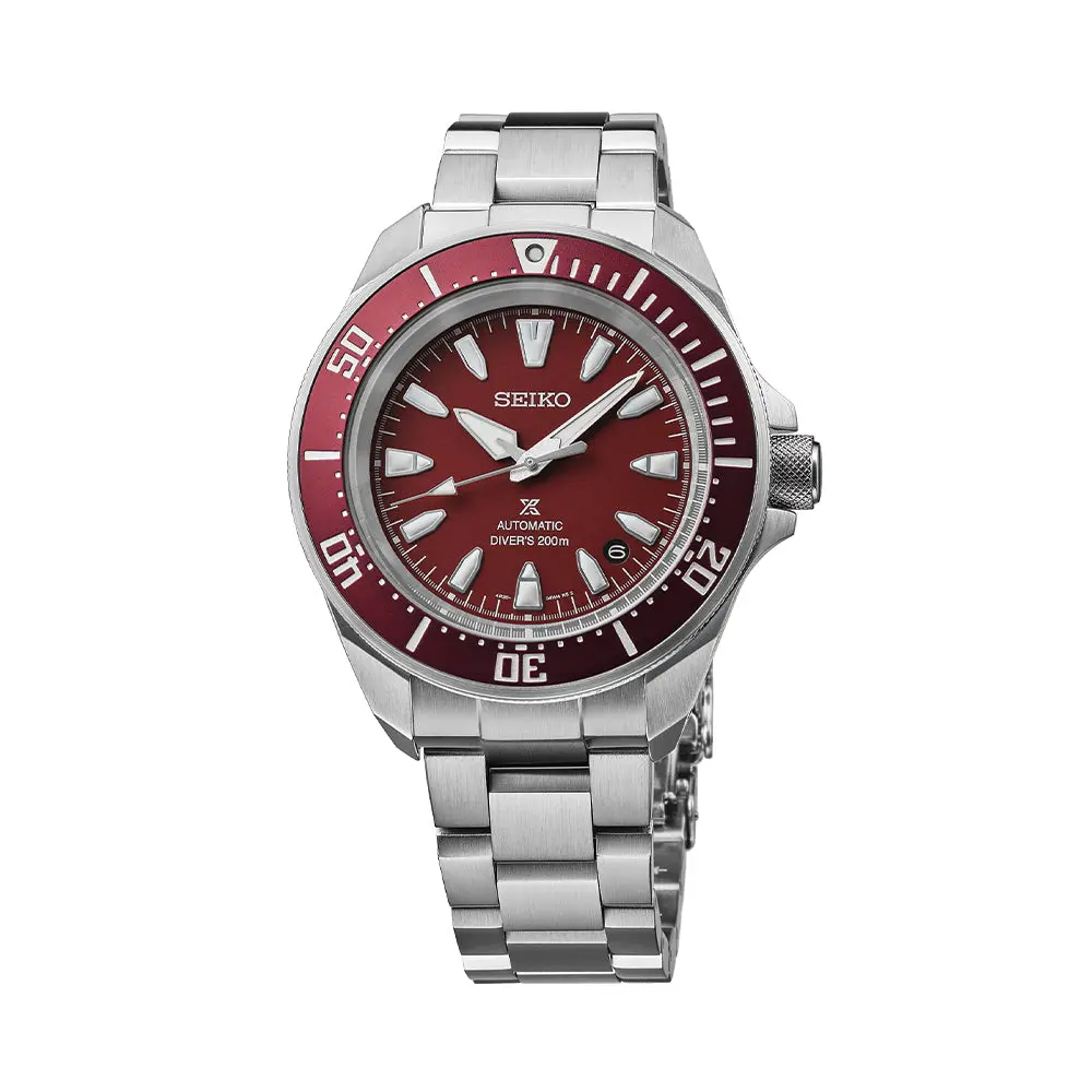 Srpl11 Prospex Samurai Diver 41.7Mm - Red On Bracelet 1