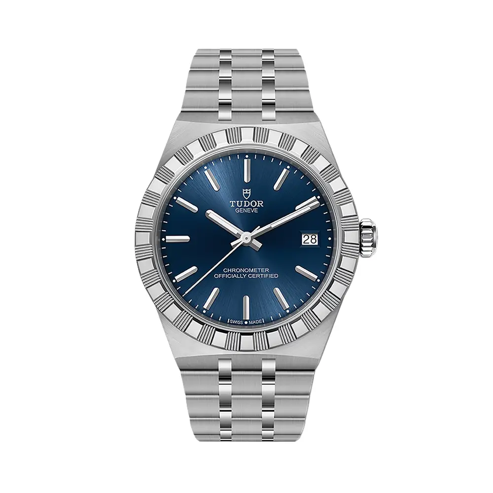 Tudor Royal 36Mm - Blue On Bracelet 1