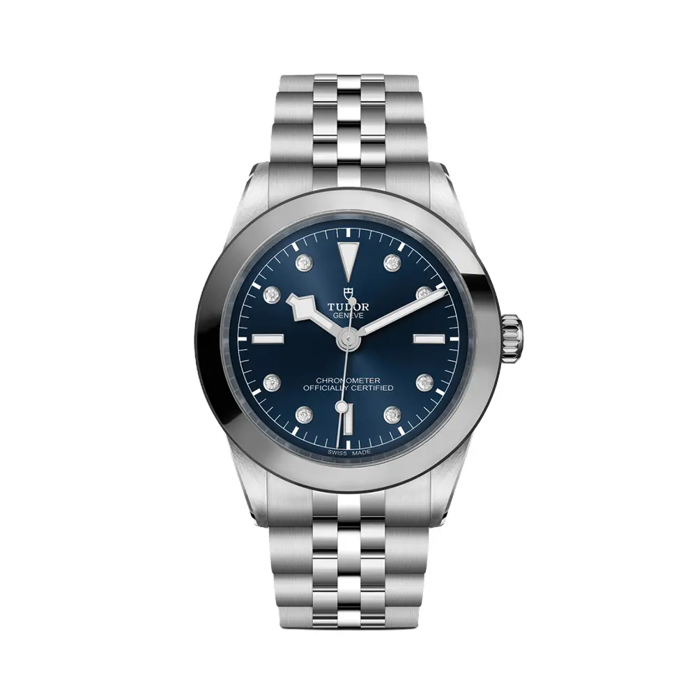 Black Bay One 39Mm - Blue, Diamond-Set On Bracelet 1