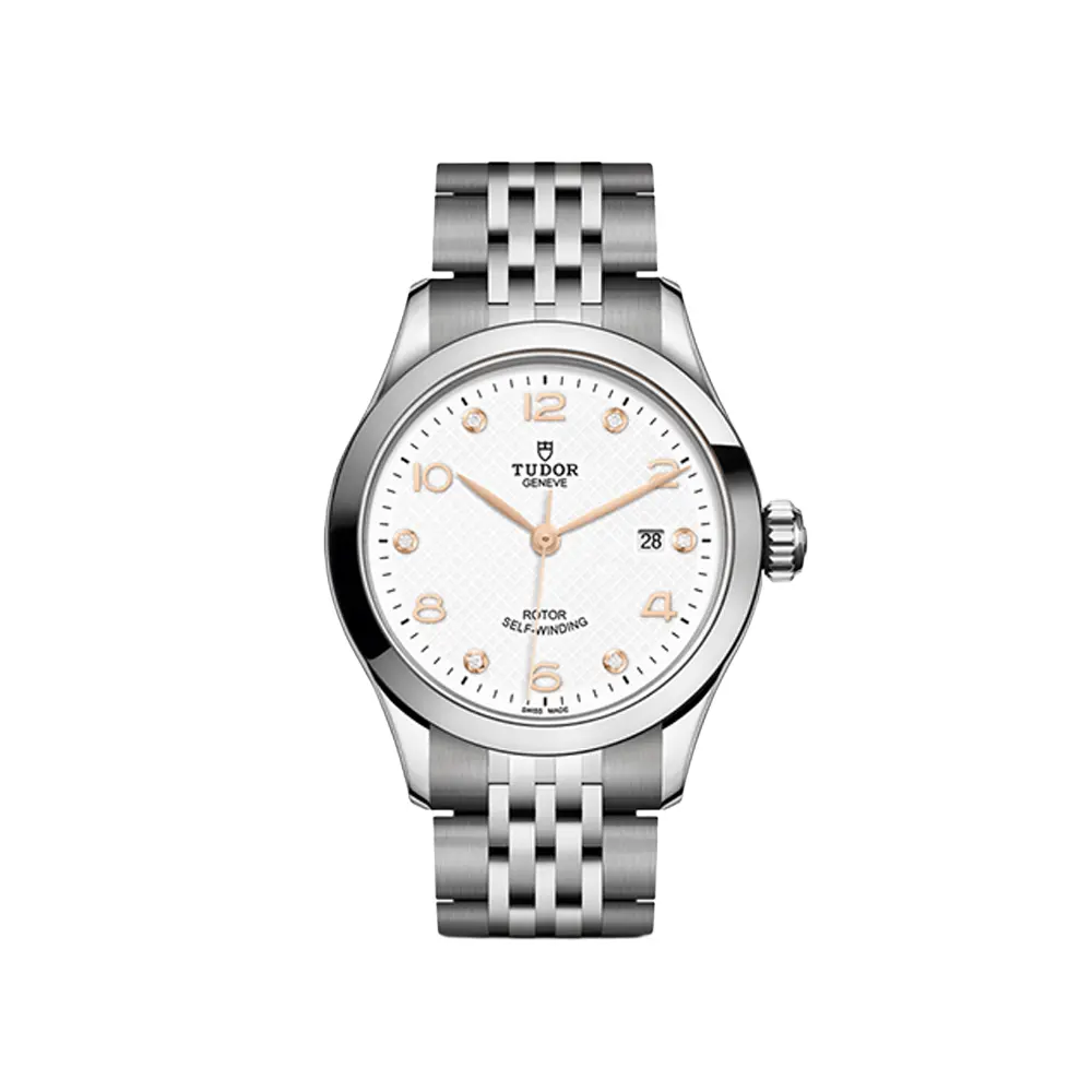 1926 28Mm - White, Diamond-Set On Bracelet 1
