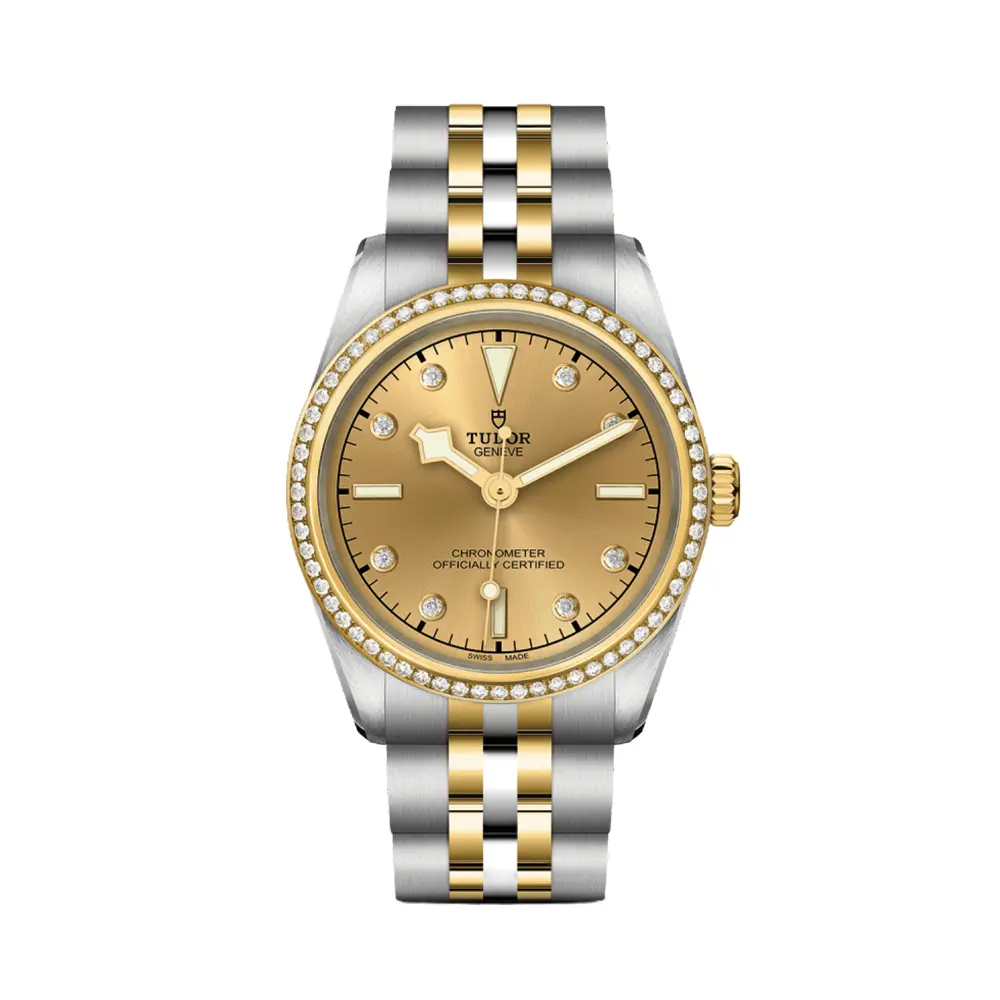 Black Bay One S&G 31Mm - Champagne, Diamond-Set, Diamond Bezel On Bracelet 1