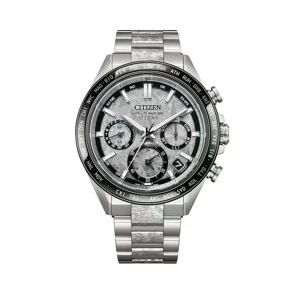 Premier Attesa Eco-Drive Chrono Super Titanium Limited Edition 44Mm  - Silver On Bracelet 1