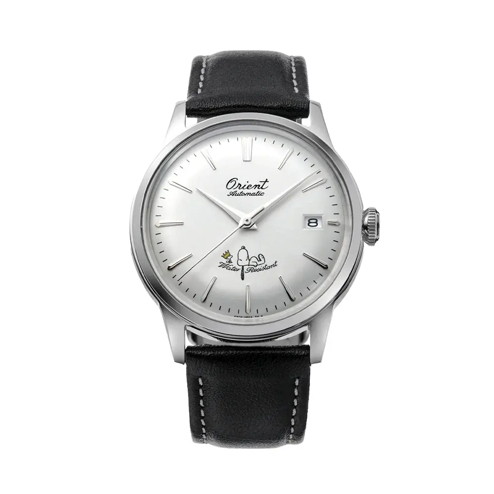 Orient Peanuts 75Th Anniversary Limited Edition Bambino 38Mm - White On Leather Strap 1