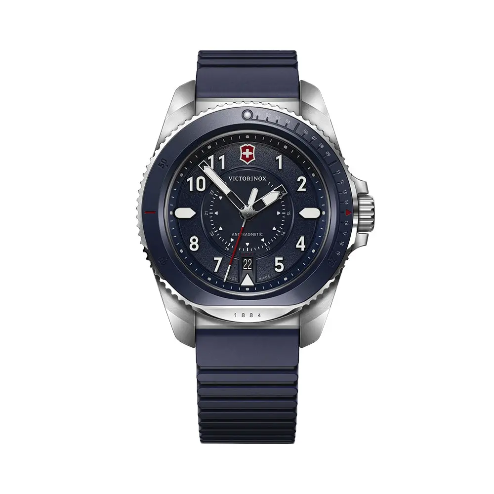 Journey 1884 Quartz 43Mm - Blue On Rubber Strap 1