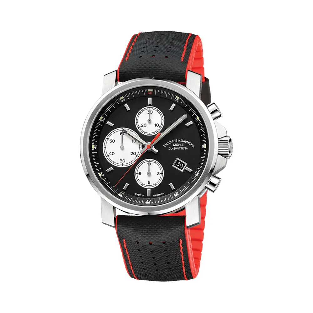 29Er Chronograph 42.4Mm - Black On Rubber Strap 1