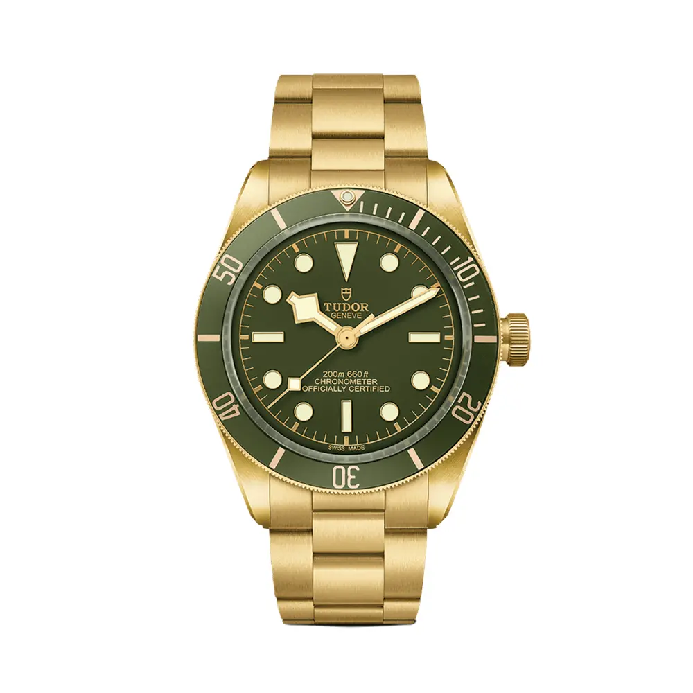 Black Bay 58 18K Yellow-Gold 39Mm - Green On Bracelet 1