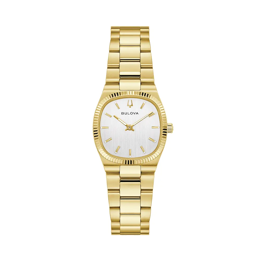 Super Seville Mini Gold-Tone 25Mm - Silver-White On Bracelet 1
