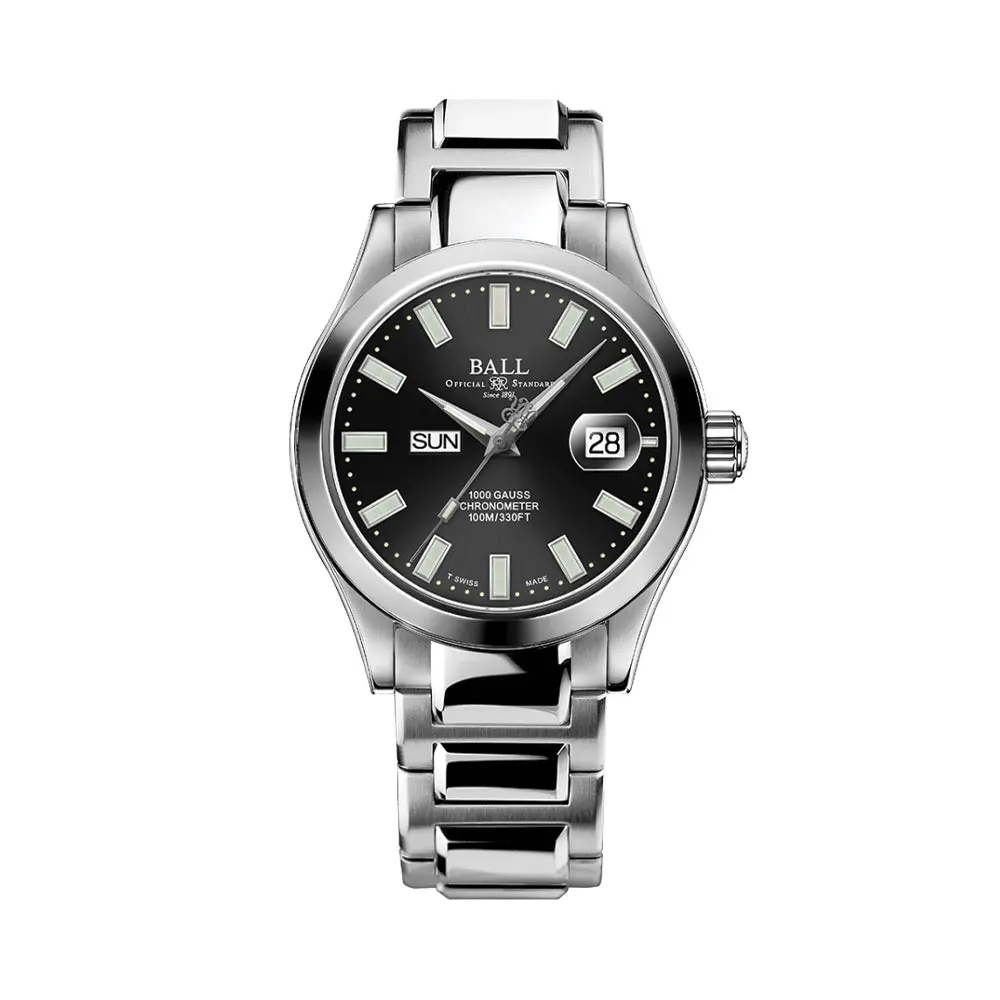 Engineer Iii Marvelight Chronometer Day-Date 42Mm - Black On Bracelet 1