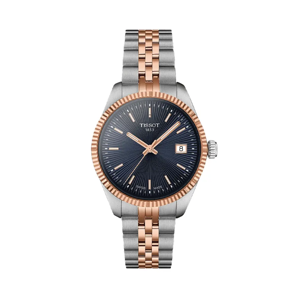 Ballade Quartz 34Mm - Blue On Two-Tone Bracelet 1