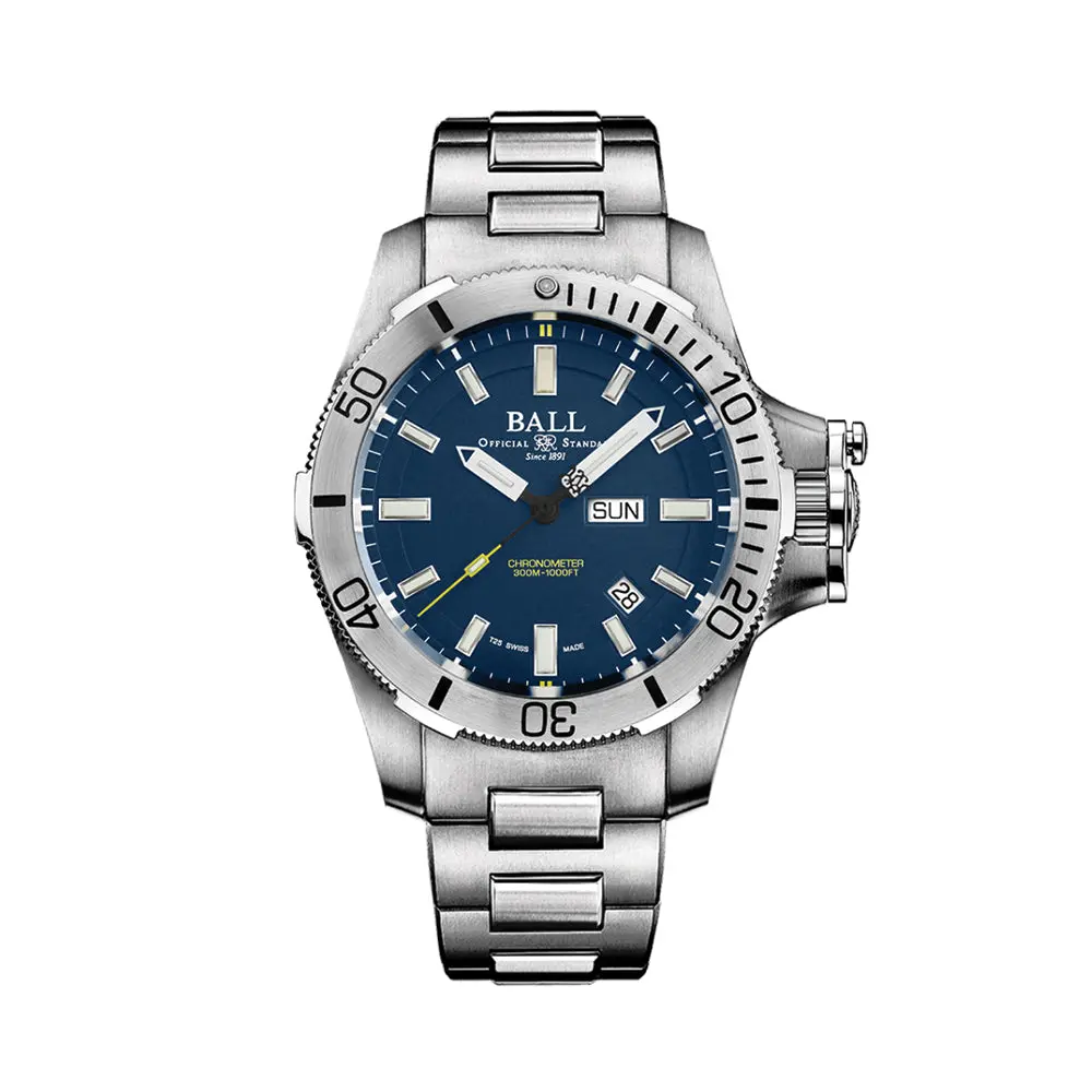 Engineer Hydrocarbon Submarine Warfare Titanium 42Mm - Blue On Bracelet 1
