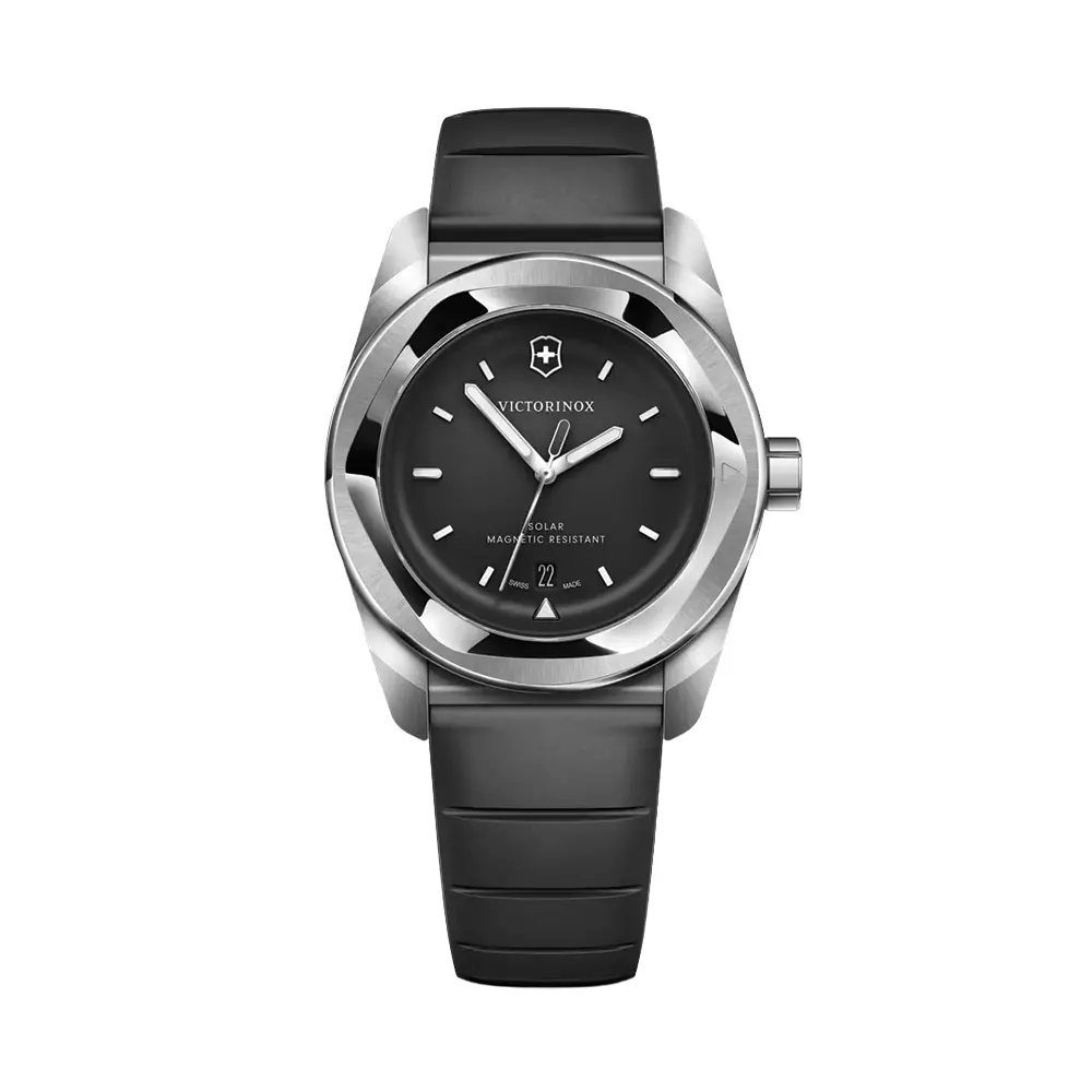 Concept One Solar 39Mm - Black On Rubber Strap 1