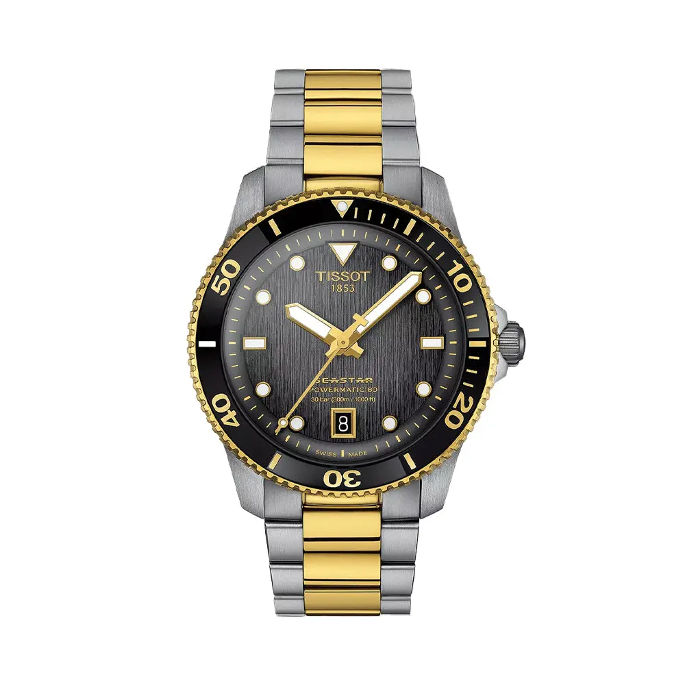 Seastar 1000 Powermatic 80 40Mm - Black On Bracelet 1