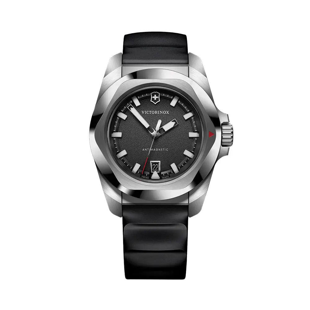 I.N.O.X. 41Mm - Black On Rubber Strap 1