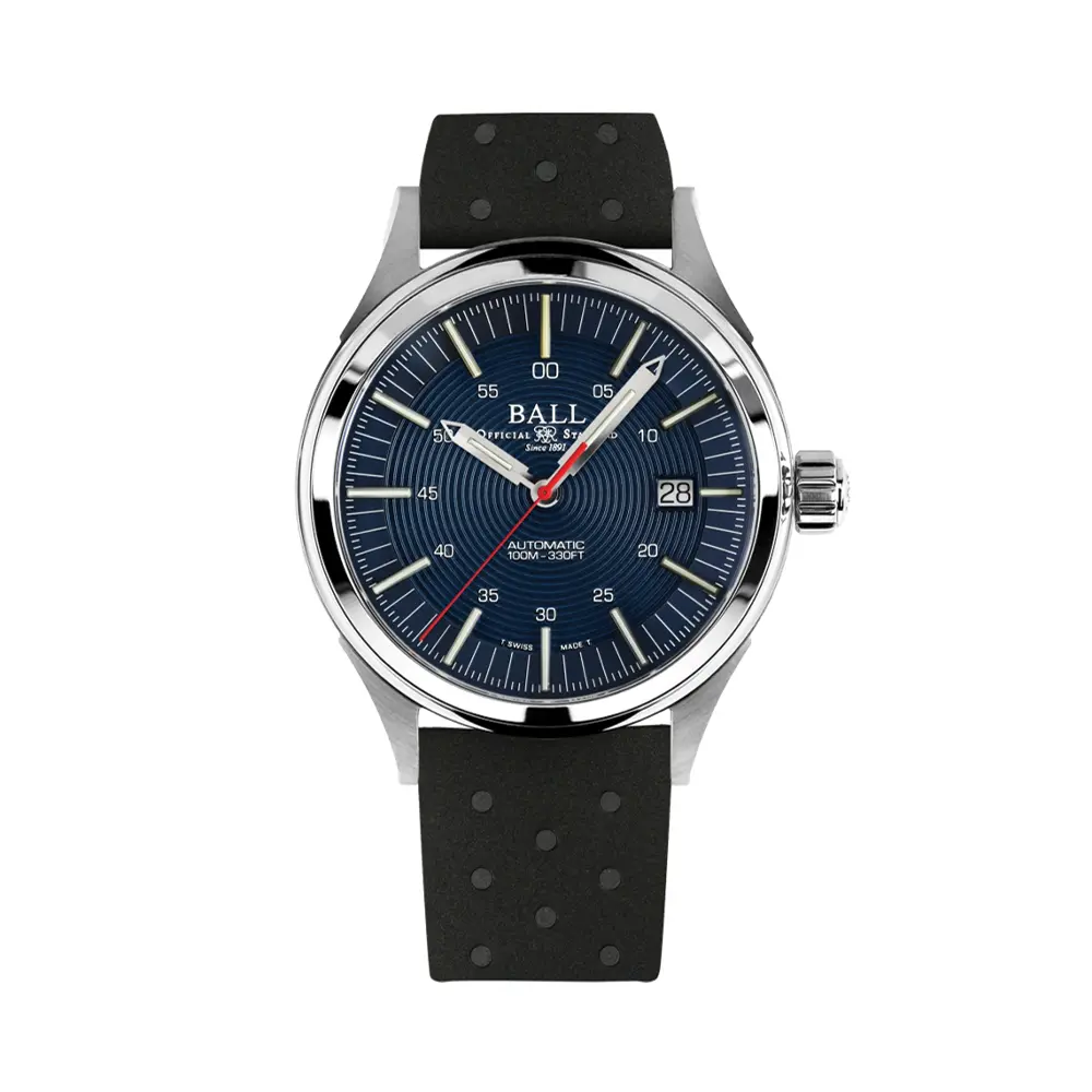 Fireman Nightbreaker 40Mm - Blue On Leather Strap 1