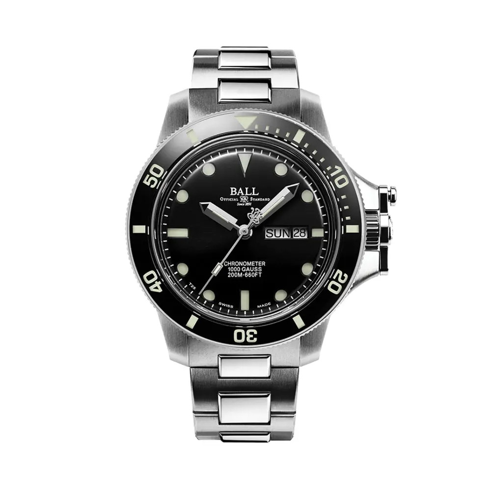 Engineer Hydrocarbon Original 43Mm - Black On Bracelet 1