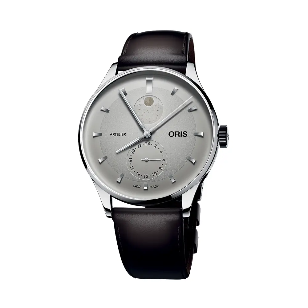 Artelier Complication 39.5Mm - Ivory On Leather Strap 1