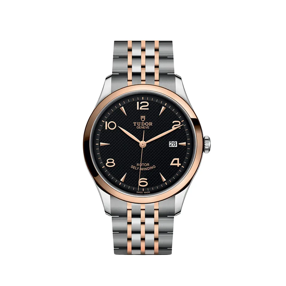 1926 Rose Gold Two-Tone 41Mm - Black On Bracelet 1