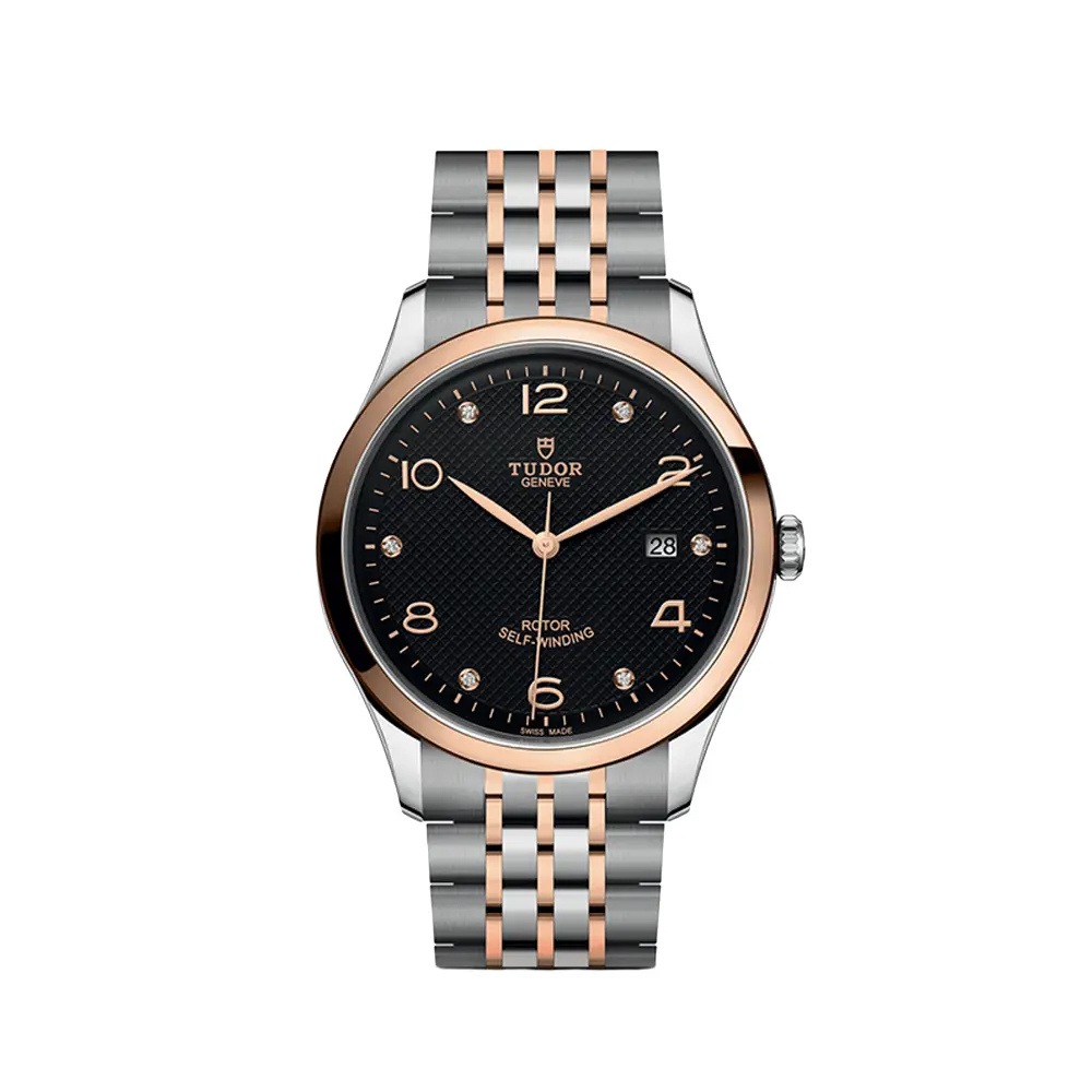 1926 Rose Gold Two-Tone 41Mm - Black, Diamond-Set On Bracelet 1