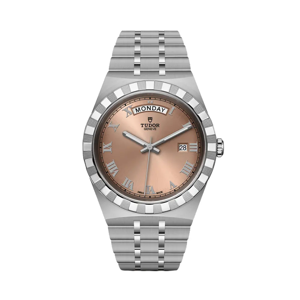 Tudor Royal Day/Date 41Mm - Salmon On Bracelet 1