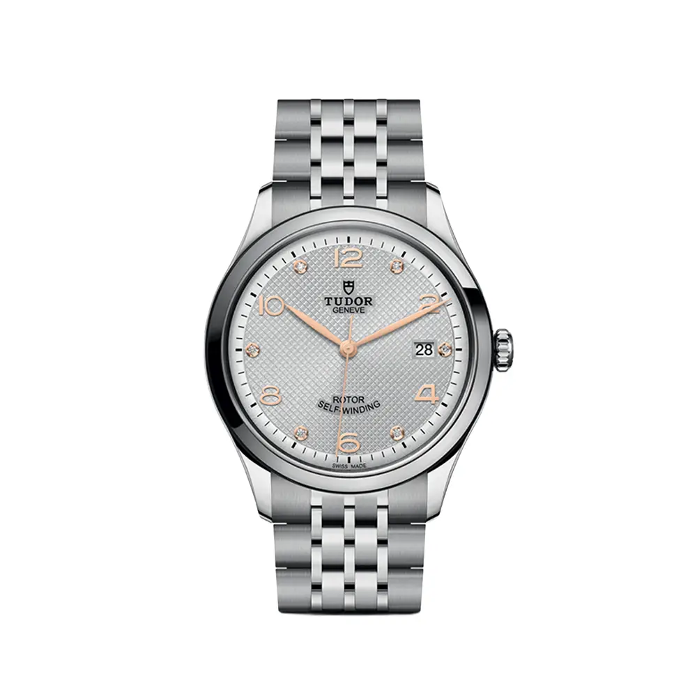 1926 39Mm - Silver, Diamond-Set On Bracelet 1