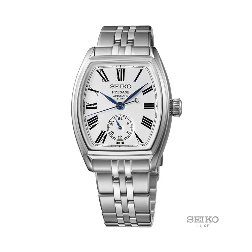 Spb537 Presage Classic "Craftsmanship" Enamel 35.9Mm - White On Bracelet 1