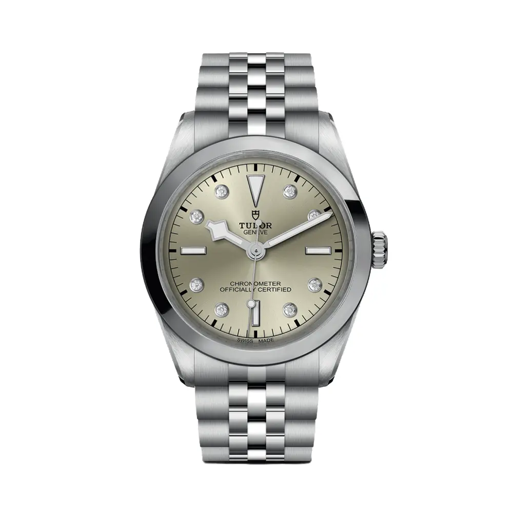 Black Bay One 36Mm - Light Champagne, Diamond-Set On Bracelet 1