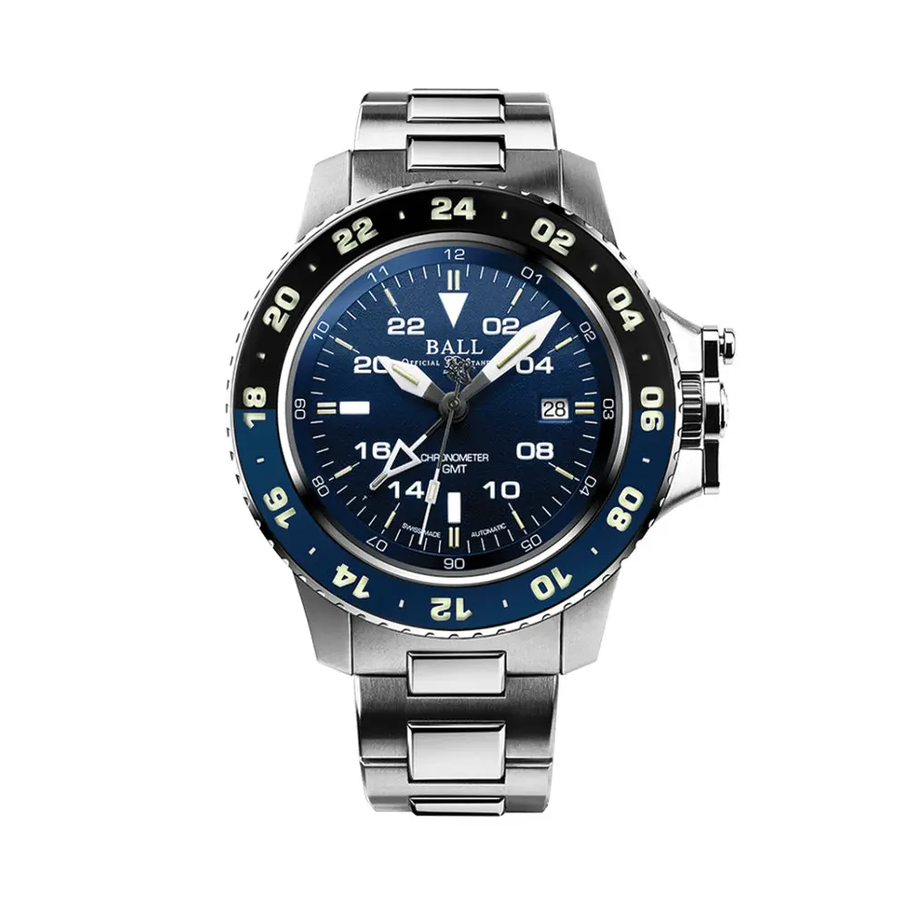 Engineer Hydrocarbon Aerogmt Ii 42Mm - Blue/Blue Bezel On Bracelet 1