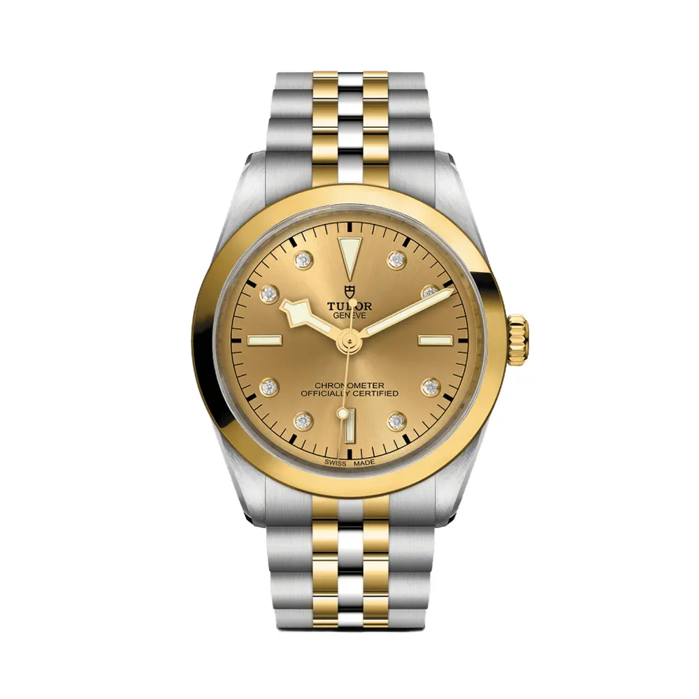 Black Bay One S&G 36Mm - Champagne, Diamond-Set On Bracelet 1