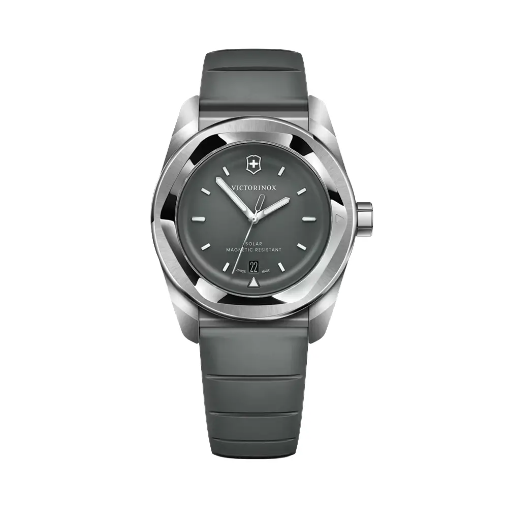 Concept One Solar 39Mm - Grey On Rubber Strap 1