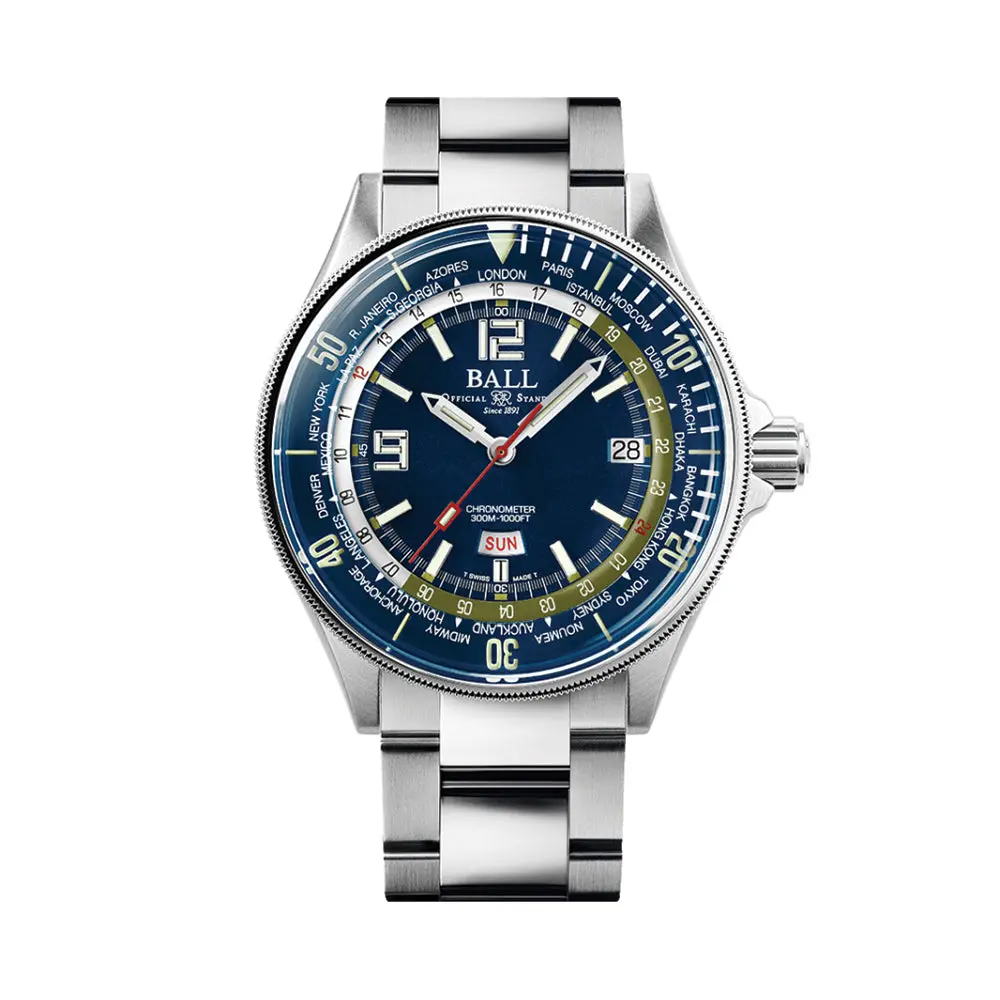 Engineer Master Ii Diver Worldtime Limited Edition 42Mm - Blue On Bracelet 1