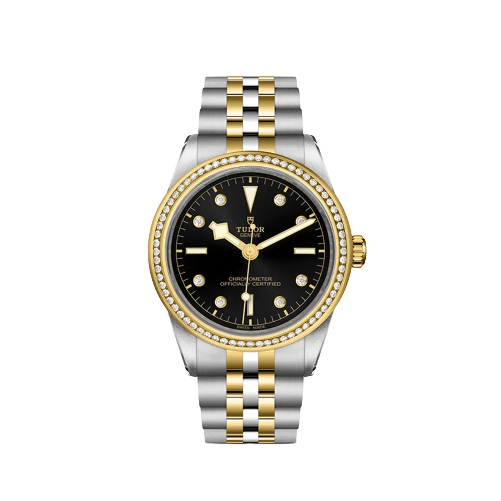Black Bay One S&G 39Mm - Black, Diamond-Set And Diamond Bezel On Bracelet 1