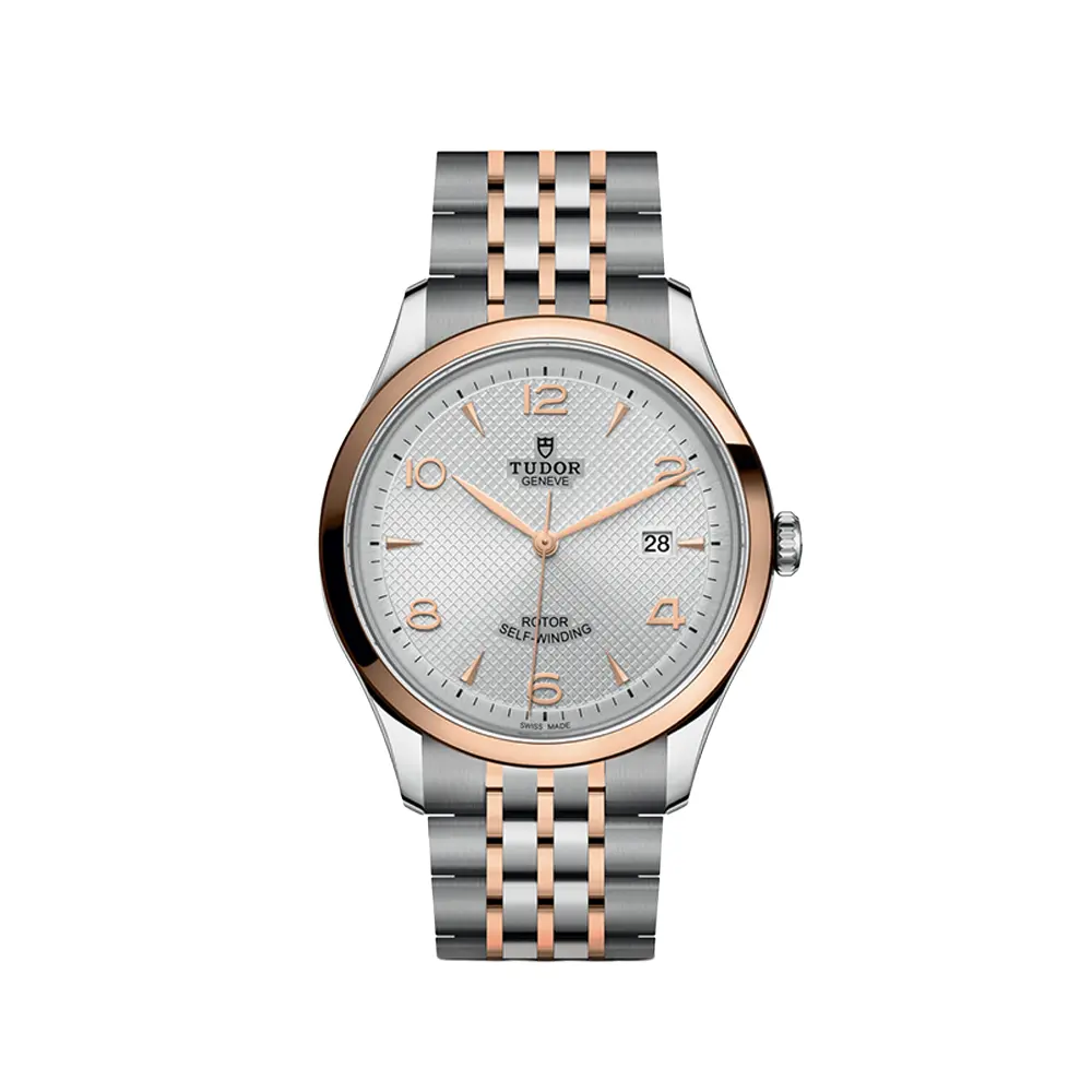 1926 Rose Gold Two-Tone 41Mm - Silver On Bracelet 1