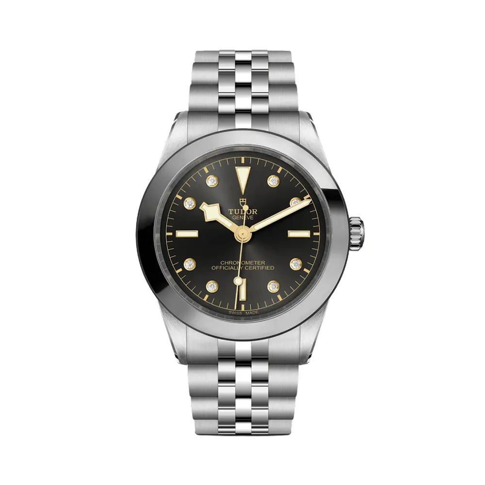 Black Bay One 39Mm - Black, Diamond-Set On Bracelet 1